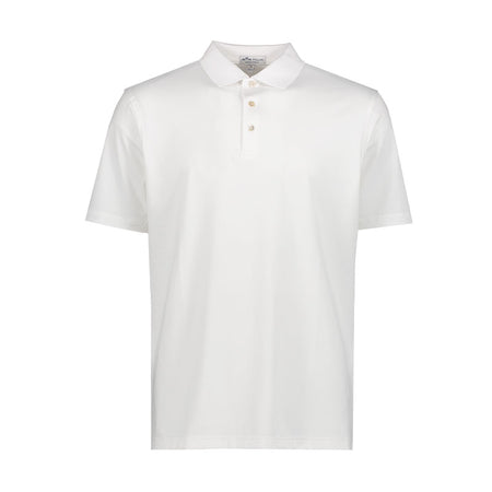 PETER MILLAR Solid Men's Performance Polo (White)