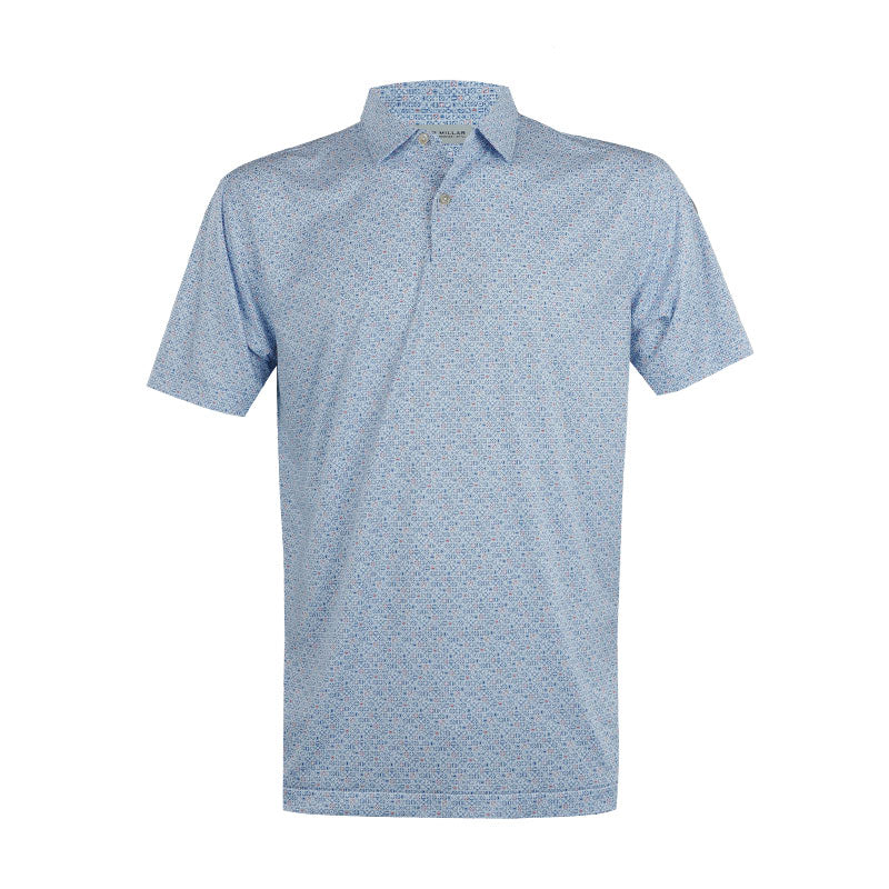 PETER MILLAR Featherweight Men's Polo (White)