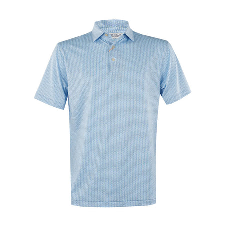 PETER MILLAR First In Flight Men's Performance Jersey Polo (Pale Blue)