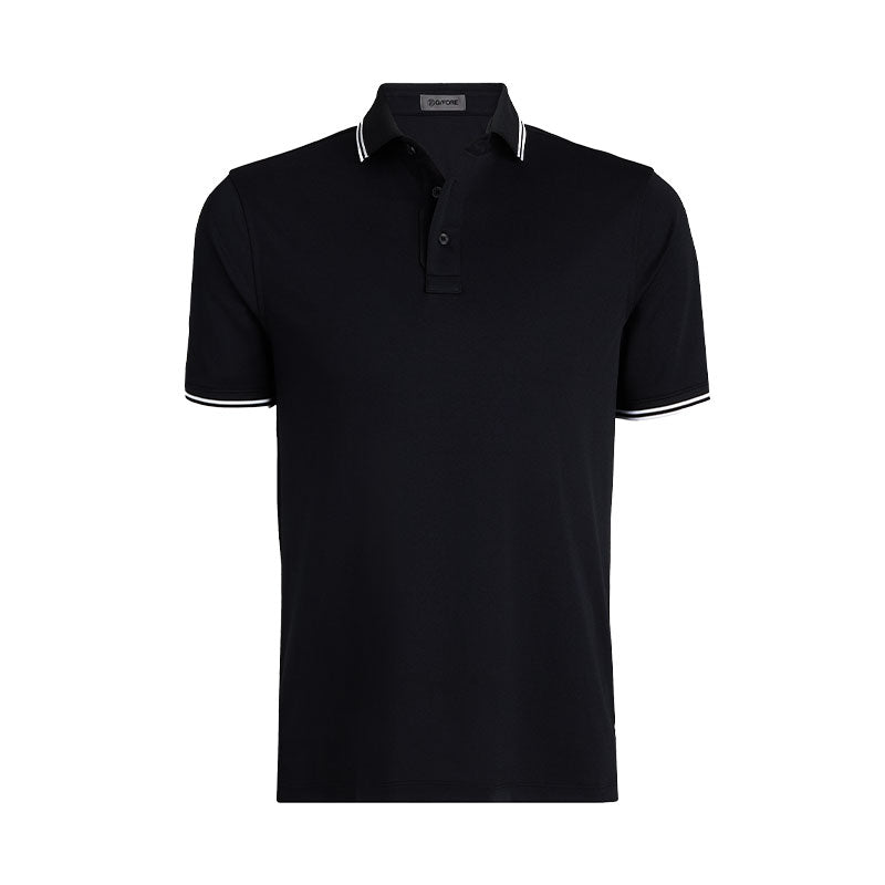 GFORE Tux Men's Performance Pique Polo (Onyx)