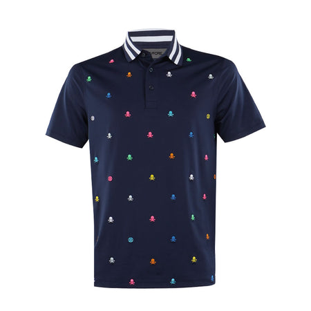 GFORE Embroidered Tech Men's Jersey Polo (Twilight)