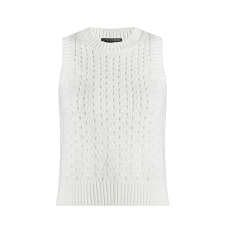 GFORE Villa Cotton Blend Sweater Vest (White)