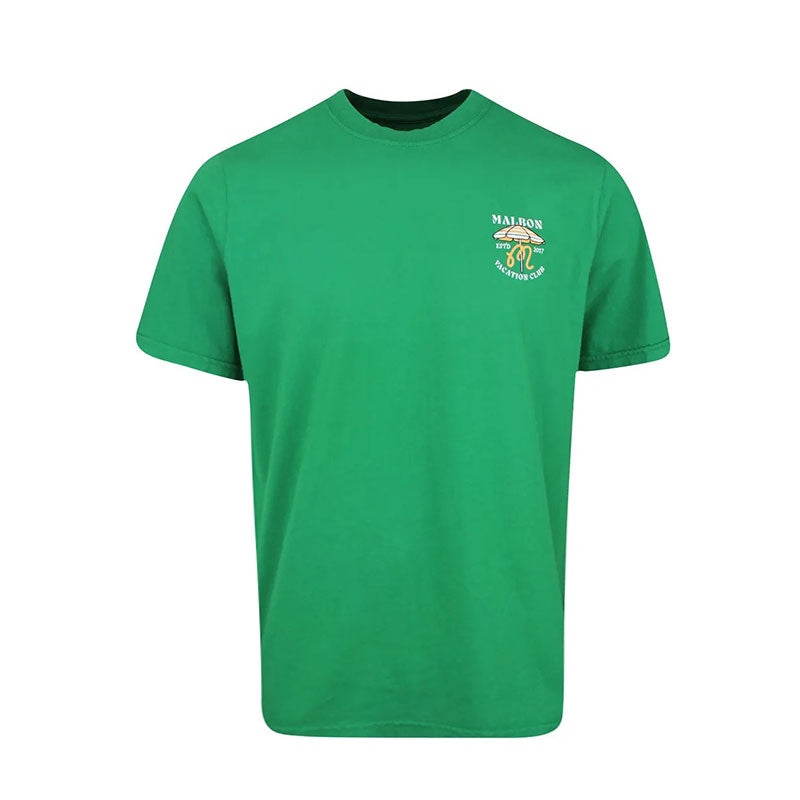 MALBON GOLF Vacation Club Men's T-Shirt (Kelly Green)