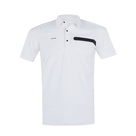 TAYLORMADE Lined Men's Polo (White)
