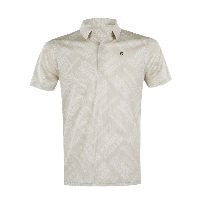 TAYLORMADE T-ICE BD Men's Polo (Beige)