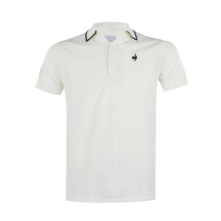 LE COQ SPORTIF GOLF Basic Knit Men's Polo (White)