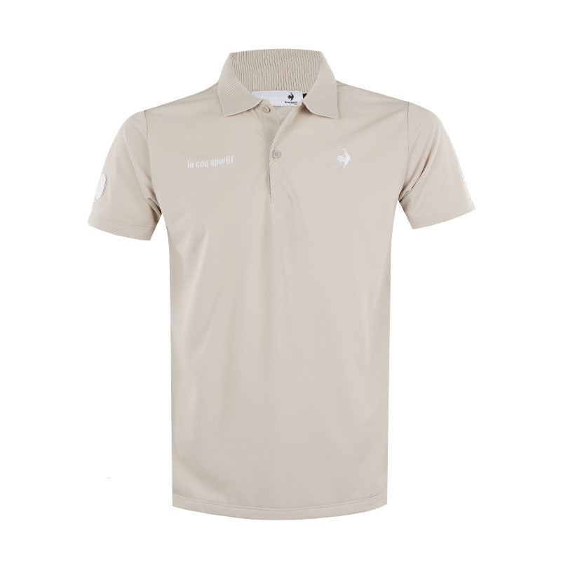 LE COQ SPORTIF GOLF New Basic Men's Polo (Beige)