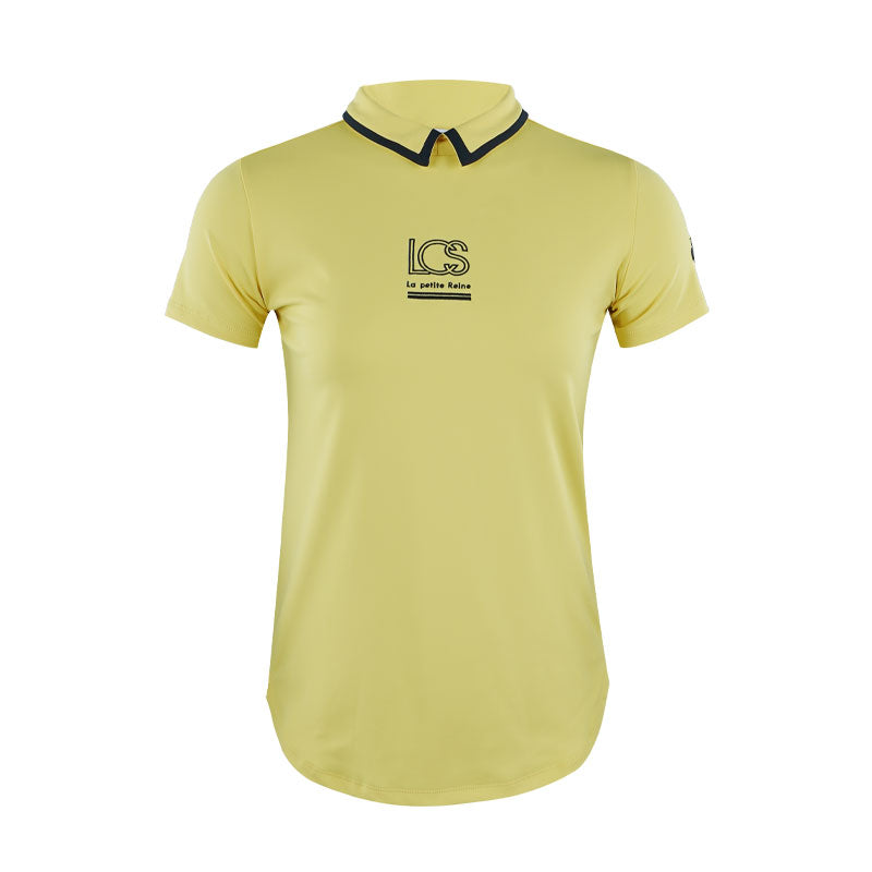 LE COQ SPORTIF GOLF Collar Women's Polo (Yellow)