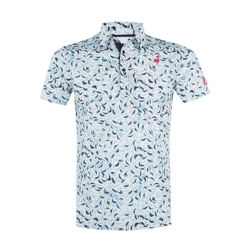 LE COQ SPORTIF GOLF Cool Touch Petite Men's Polo (White)
