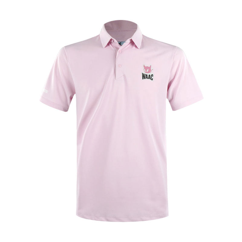 WAAC Athletic Essential Men's Pique Polo (Pink)