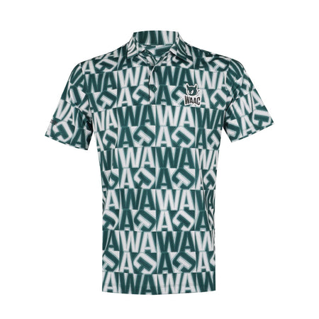 WAAC Athletic Squared WAAC Men's Polo (Green)