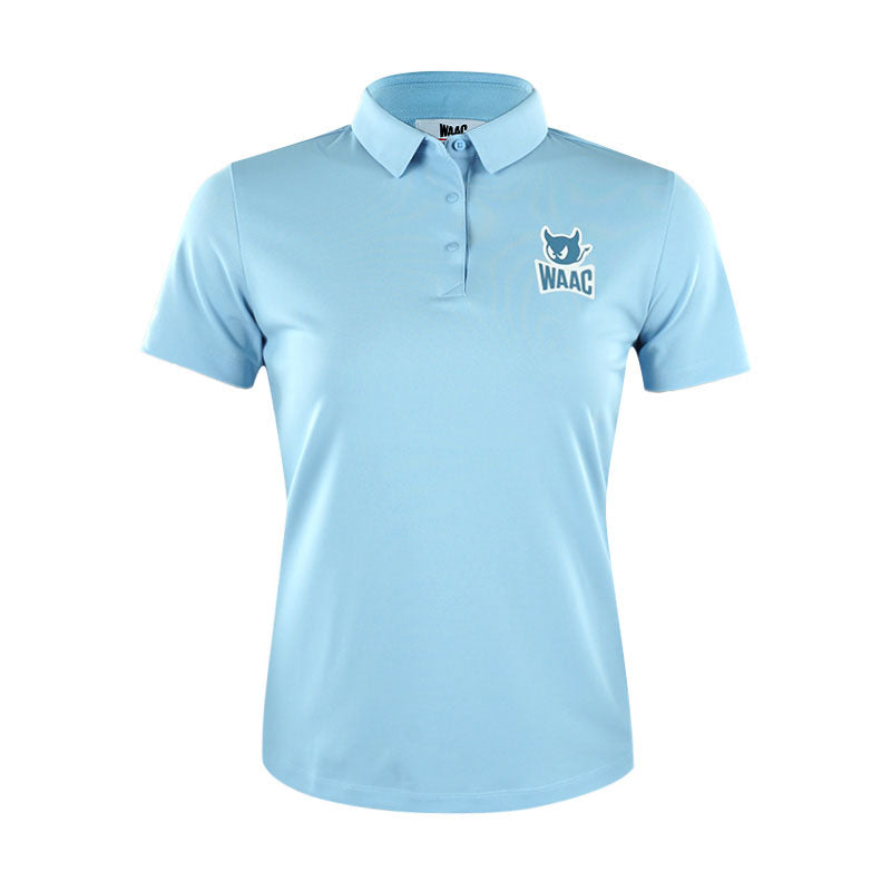 WAAC Athletic Essential Women's Pique Polo (Light Blue)