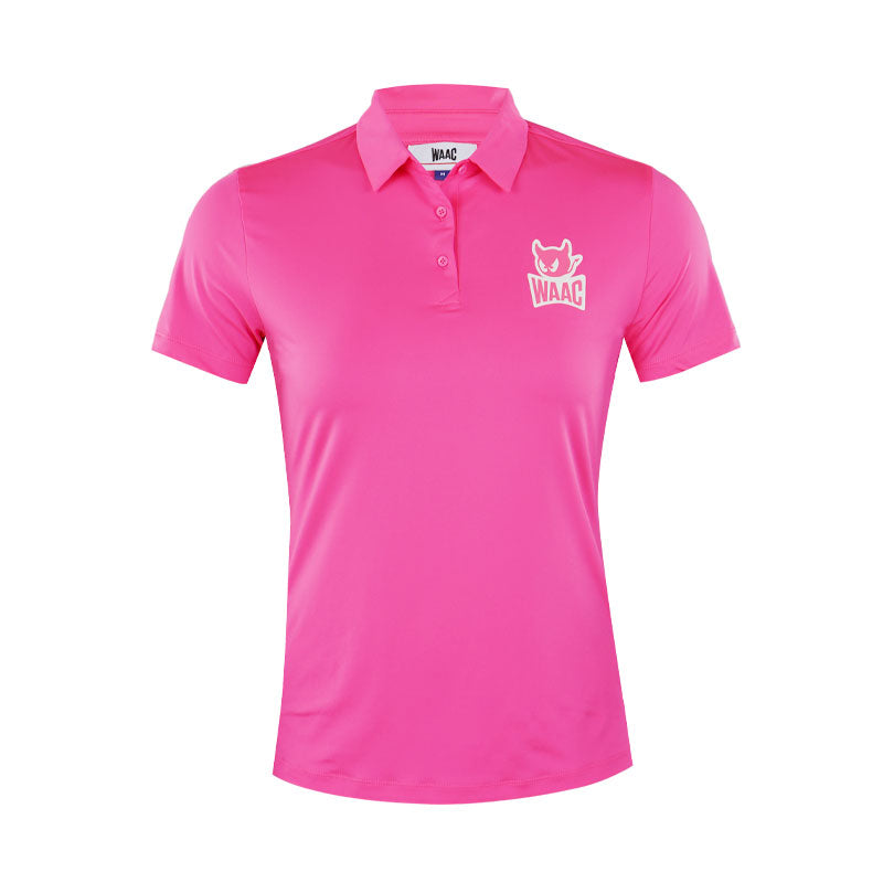 WAAC Athletic Neon Women's Polo (Heavy Pink)
