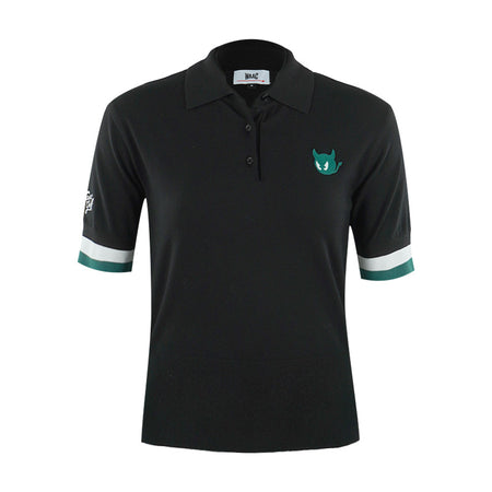 WAAC WTO Women's Knit Polo (Black)