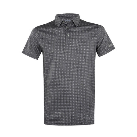 CUTTER & BUCK Mercerized Men's Polo (Black)
