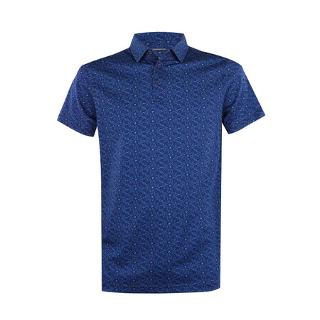 CUTTER & BUCK Mercerized Men's Polo (Multi Blue)