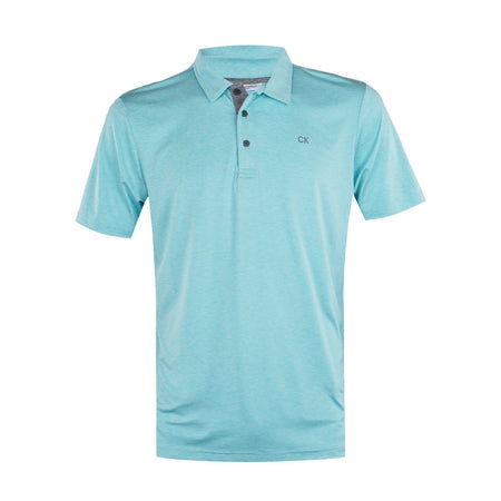 CALVIN KLEIN Hartford Mini Stripe Men's Polo (Jade Green)