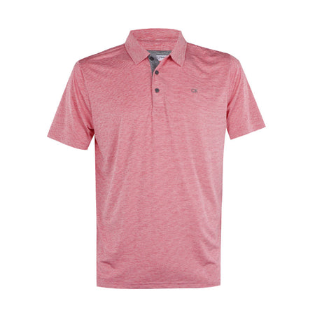CALVIN KLEIN Hartford Mini Stripe Men's Polo (Red)
