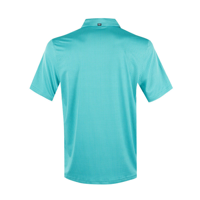 CUTTER & BUCK Round Print Men's Polo (Green)