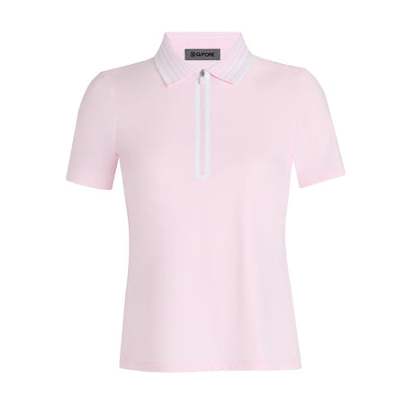 GFORE Silky Tech Nylon Quarter Zip Women's Polo (Blush)