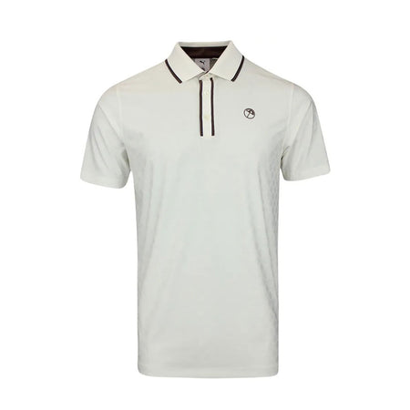 PUMA x Arnold Palmer Tipped Jaquard Men's Polo (Warm White)