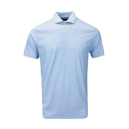 PUMA MATTR Stripe Jacquard Men's Polo (Haute Tropic)