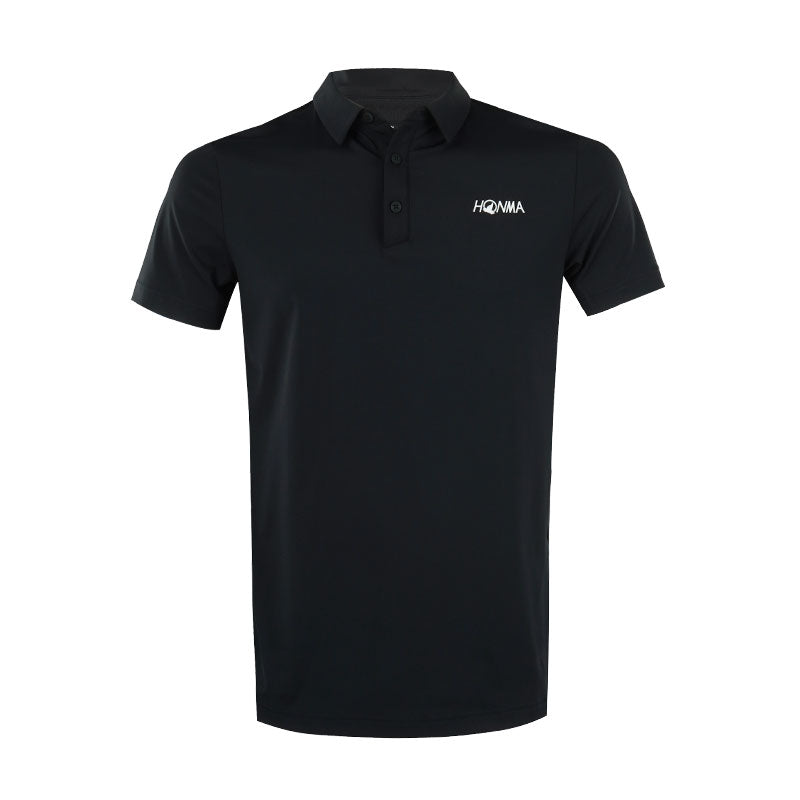 HONMA Men's Polo (Black)