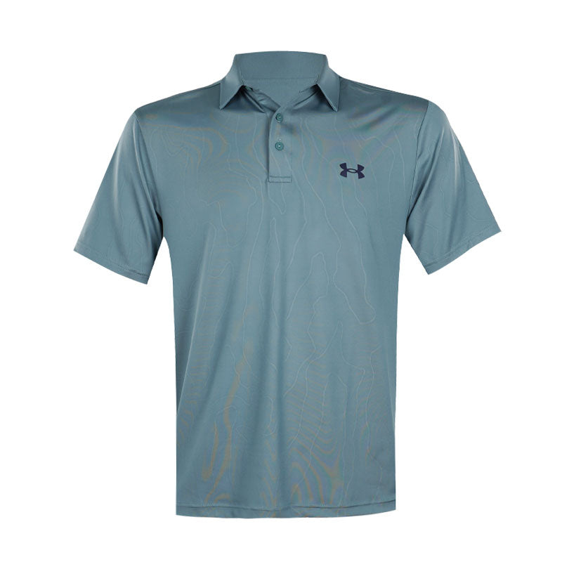 UNDER ARMOUR Playoff 3.0 Men's Printed Polo (Jasper Blue)