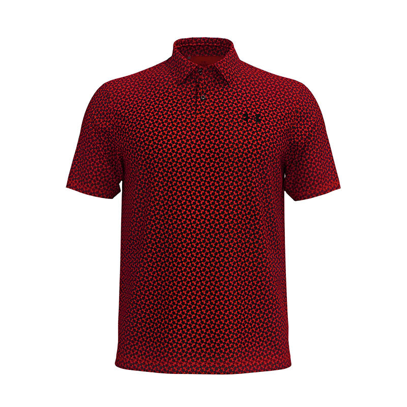 UNDER ARMOUR T2G Printed (2025) Men's Polo (Red)