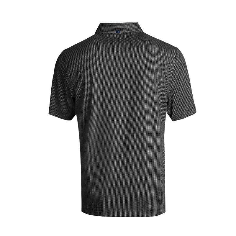 CUTTER & BUCK Pike Symmetry Men's Polo (Black/White)
