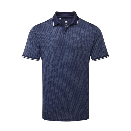 UNDER ARMOUR Drive Sport Jacquard Men's Polo (Midnight Navy)