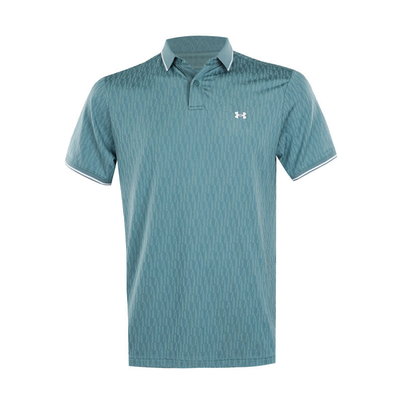 UNDER ARMOUR Drive Sport Jacquard Men's Polo (Jasper Blue)