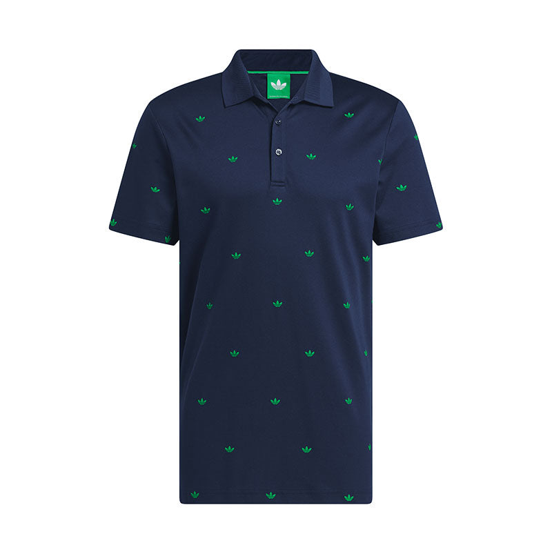 ADIDAS Originals Printed Trefoil Men's Polo (Blue)