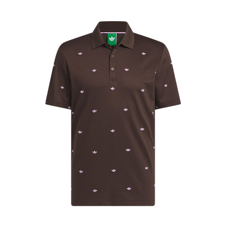 ADIDAS Originals Printed Trefoil Men's Polo (Brown)