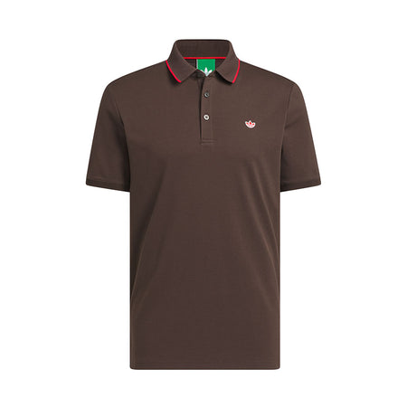 ADIDAS Originals Twistknit Trefoil Men's Polo (Brown)