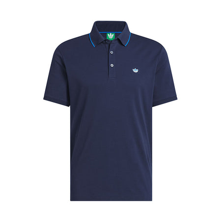 ADIDAS Originals Twistknit Trefoil Men's Polo (Indigo)