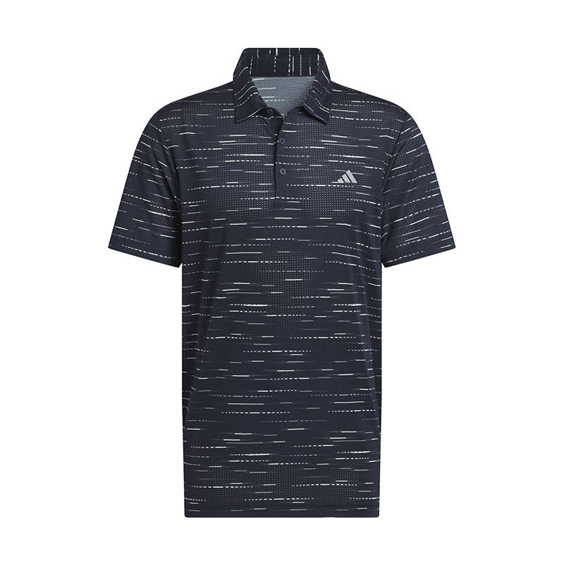 ADIDAS Ultimate365 Mesh Glimmer Print Men's Polo (Navy)