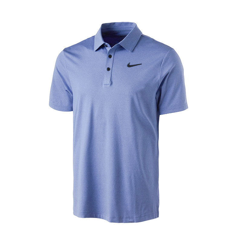 NIKE Tour Dri-FIT Heathered Men's Polo (Blue)