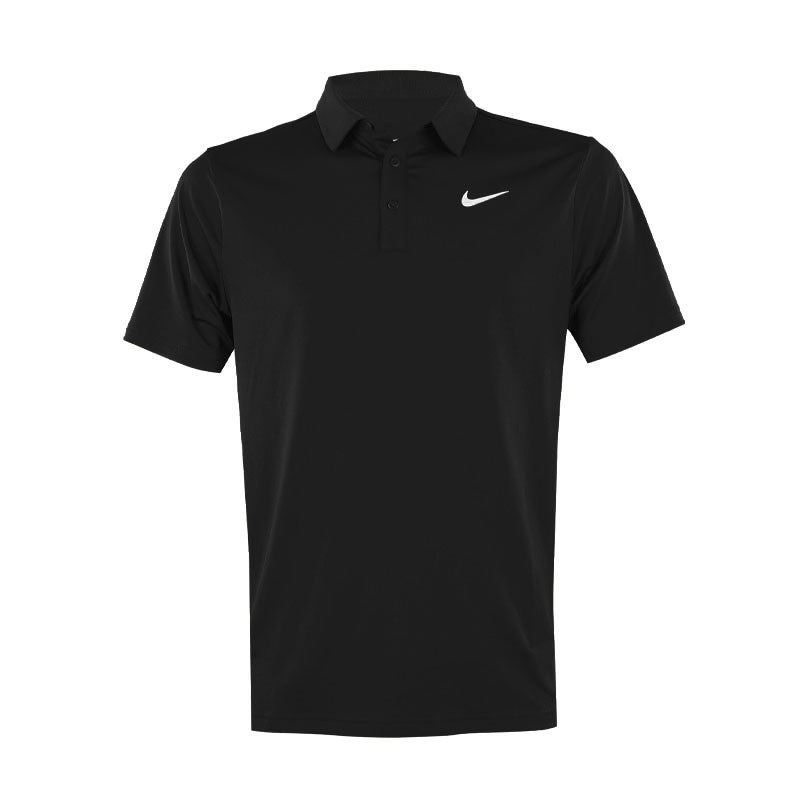 NIKE Dri-FIT Solid Men's Polo (Black)