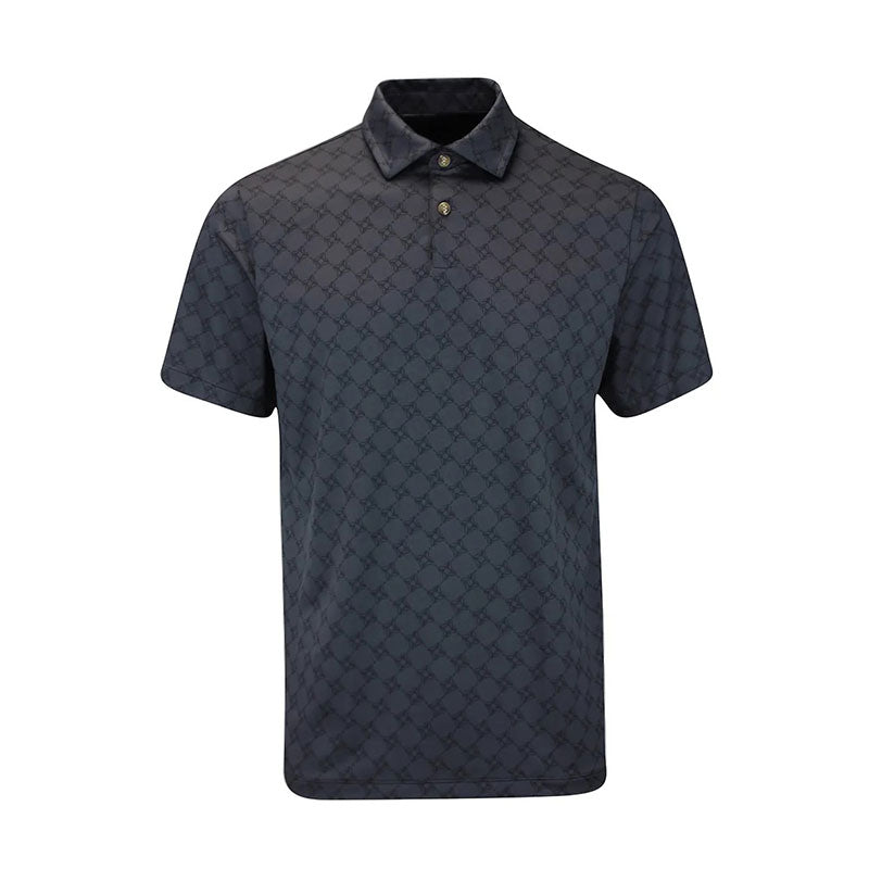 NIKE Jordan Sport Printed Men's Polo (Black)