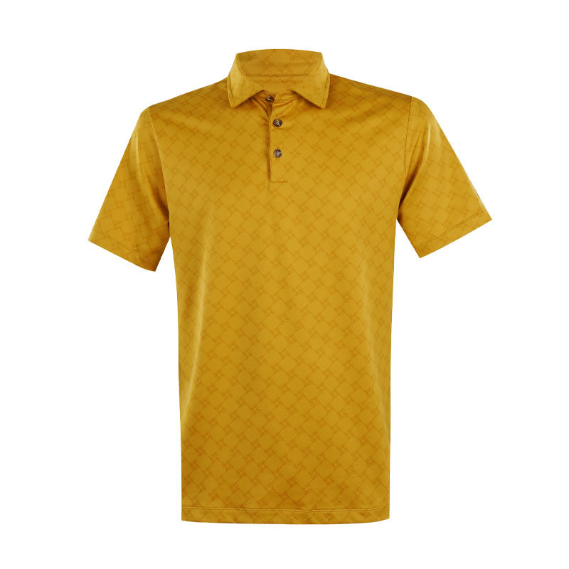 NIKE Jordan Sport Printed Men's Polo (Goldtone)