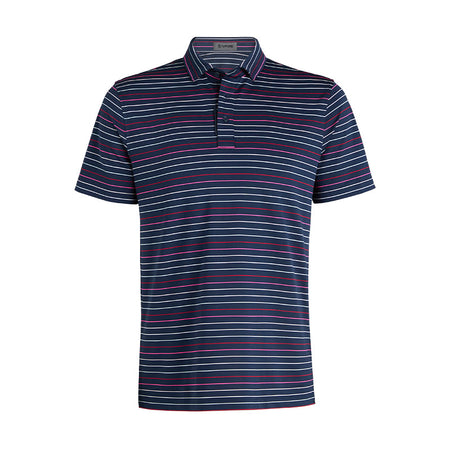GFORE Multi Stripe Tech Pique Performance Men's Polo (Twilight)