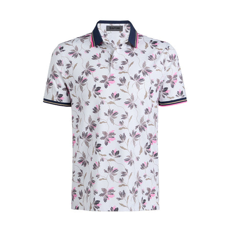 GFORE Iris Men's Tech Jersey Polo (Snow)