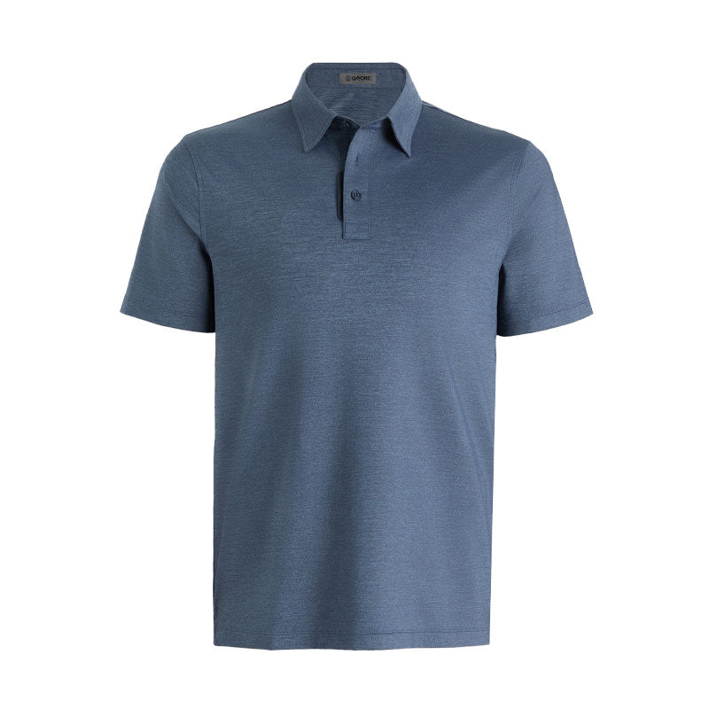 GFORE Melange Ice Nylon Men's Polo (Twilight Melange)