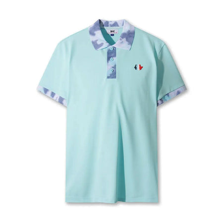 WAAC Dyeing Rib Collar Men's Polo (Light Blue)