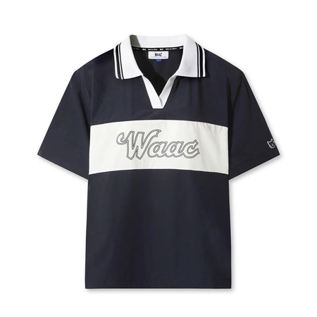 WAAC Rib Collar Stretch Women's Pullover (Dark Navy)