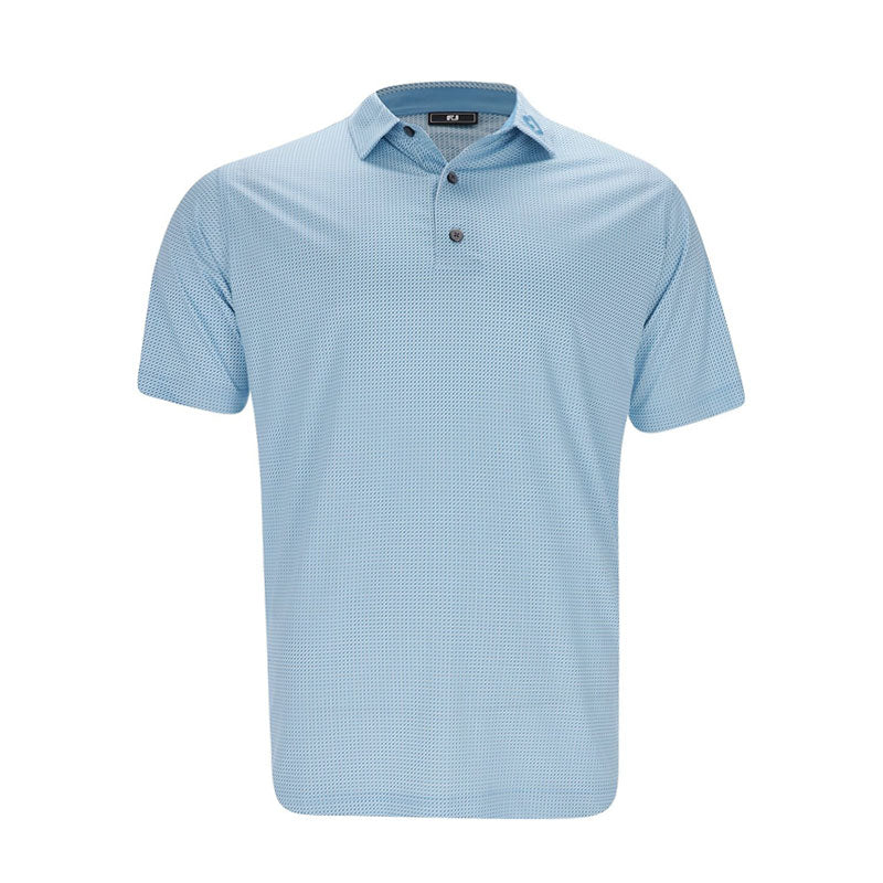 FOOTJOY 3D Lisle Men's Polo (Blue)
