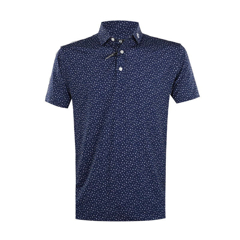 FOOTJOY Bird Print Men's Polo (Navy)