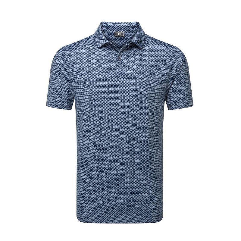 FOOTJOY Modernist Geo Men's Pique Polo (Navy)