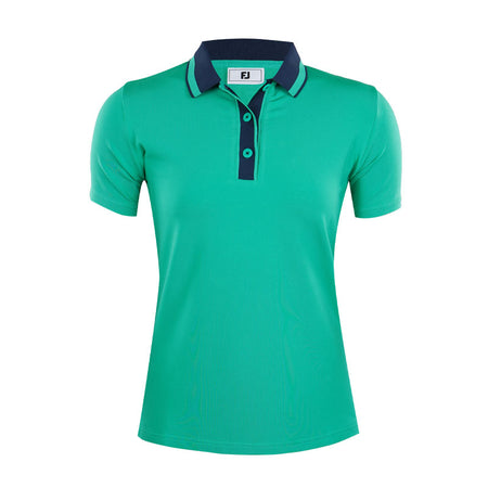 FOOTJOY Women's Wide Placket Polo (Emerald)